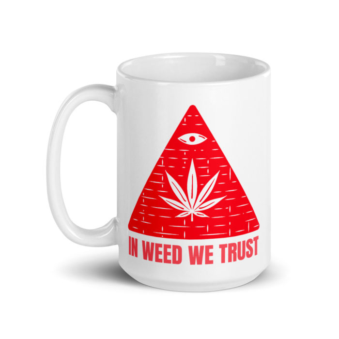 WE TRUST WEED RED - Image 2