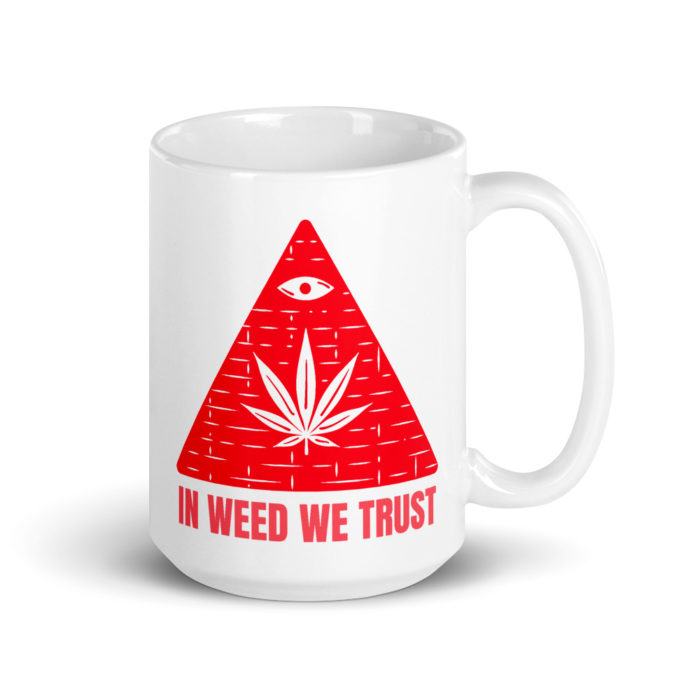 WE TRUST WEED RED