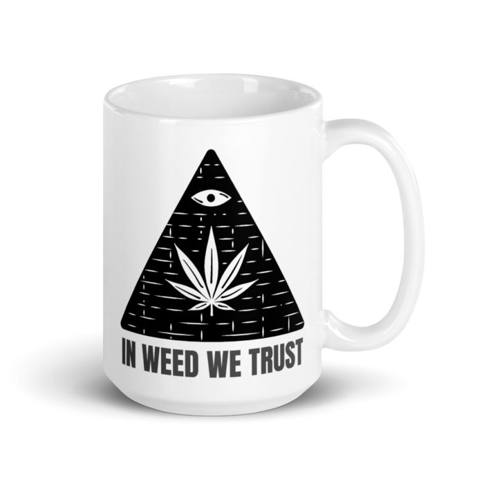 WE TRUST WEED BLACK